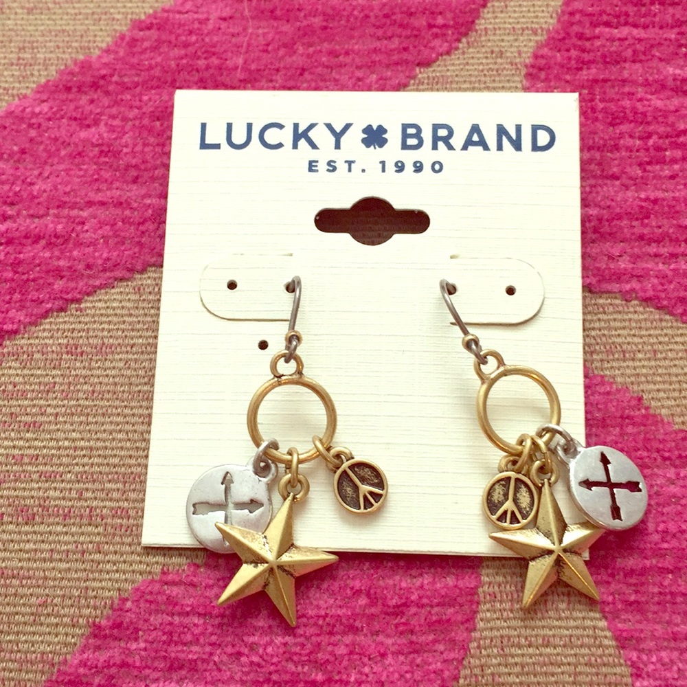 New with tags lucky brand earrings 💥